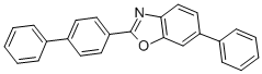 Structure of 2-(4-BIPHENYLYL)-6-PHENYLBENZOXAZOLE