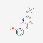 Boc-2-Methoxy-D-Phenylalanine结构式