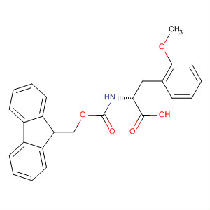 Structure of D-Phenylalanine, N-[(9H-fluoren-9-ylmethoxy)carbonyl]-2-methoxy-