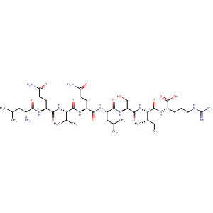 Structure of L-Arginine,L-leucyl-L-glutaminyl-L-valyl-L-glutaminyl-L-leucyl-L-seryl-L-isoleucyl-
