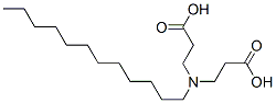 N-(2-羧乙基)-N-十二烷基-Β-丙氨酸结构式