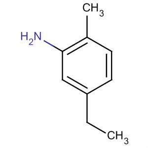 Structure of Benzenamine, 5-ethyl-2-methyl-