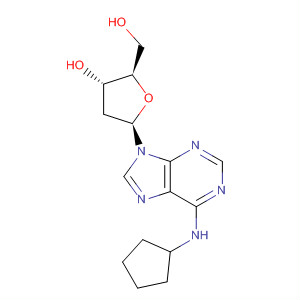 Structure of Adenosine, N-cyclopentyl-2'-deoxy-