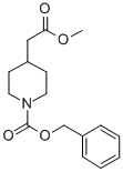 Structure of 1-N-Cbz-4-Methoxycarbonylmethyl-piperidine