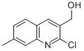 (2-CHLORO-7-METHYLQUINOLIN-3-YL)METHANOL结构式