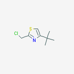 Structure of 4-tert-butyl-2-(chloromethyl)-1,3-thiazole