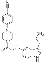Chemical structure of DONITRIPTAN