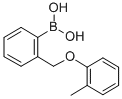 2-[(2-METHYLPHENOXY)METHYL]BENZENEBORONIC ACID结构式