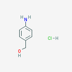 Structure of (4-aminophenyl)methanol;hydrochloride