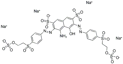 Structure of REACTIVE BLACK 5