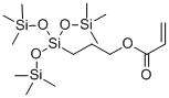Structure of (3-ACRYLOXYPROPYL)TRIS(TRIMETHYLSILOXY)-SILANE
