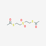 BIS(2-ACETYLMERCAPTOETHYL) SULFONE结构式