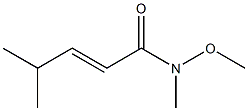 Structure of N-Methoxy-N,4-diMethyl-, (2E)-2-pentenaMide