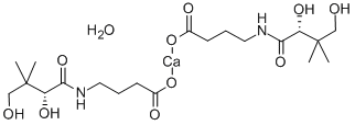 Structure of CALCIUM D-(+)-4-(2,4-DIHYDROXY-3,3-DIMETHYLBUTYLAMIDO)BUTYRATE HEMIHYDRATE