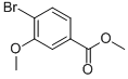 Structure of METHYL 4-BROMO-3-METHOXYBENZOATE