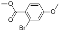 Structure of Benzoic acid, 2-bromo-4-methoxy-, methyl ester