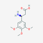Structure of (3s)-3-amino-3-(3,4,5-trimethoxyphenyl)propanoic Acid
