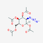 Structure of 1,3,4,6-TETRA-O-ACETYL-2-AZIDO-2-DEOXY-D-GLUCOPYRANOSE