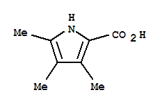 1H-Pyrrole-2-carboxylicacid, 3,4,5-trimethyl-结构式