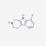 Structure of 8-fluoro-2,3,4,9-tetrahydro-1h-pyrido[3,4-b]indole