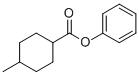 Chemical structure of Cyclohexanecarboxylic acid, 4-methyl-,phenyl ester