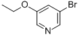 Structure of 3-Bromo-5-ethoxypyridine