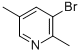 Structure of 3-Bromo-2,5-lutidine