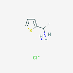 1-thiophen-2-ylethylazanium;chloride结构式