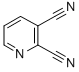 Structure of PYRIDINE-2,3-DICARBONITRILE