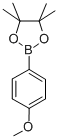 Structure of 4-METHOXYPHENYLBORONIC ACID, PINACOL ESTER