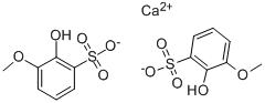 Structure of CALCIUM GUAIACOLSULFONATE