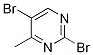 Structure of 2,5-Dibromo-4-methylpyrimidine