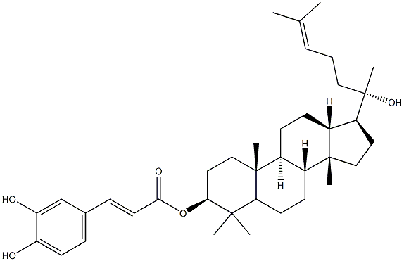 Structure of DaMMarenediol II 3-O-caffeate