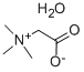 Structure of (CARBOXYMETHYL)TRIMETHYLAMMONIUM HYDROXIDE