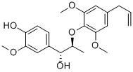 Structure of Myrislignan