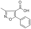 Structure of 3-METHYL-5-PHENYL-4-ISOXAZOLECARBOXYLIC ACID