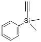 Structure of (DIMETHYLPHENYLSILYL)ACETYLENE  98