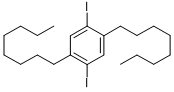 Structure of 1 4-DIIODO-2 5-DIOCTYLBENZENE