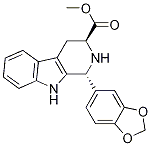 Structure of (1R,3S)-1-(1,3-Benzodioxol-5-yl)-2,3,4,9-tetrahydro-1H-pyrido[3,4-b]indole-3-carboxylic Acid Methyl Ester