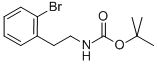 TERT-BUTYL 2-BROMOPHENETHYLCARBAMATE结构式