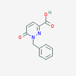 Structure of 3-Pyridazinecarboxylic acid, 1,6-dihydro-6-oxo-1-(phenylmethyl)-