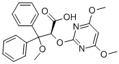 Structure of Benzenepropanoicacid, a-[(4,6-dimethoxy-2-pyrimidinyl)oxy]-b-methoxy-b-phenyl-, (S)-
