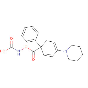Structure of carbamic acid, N-[1,1'-biphenyl]-2-yl-, 4-piperidinyl ester
