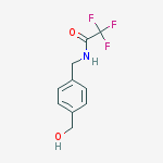 Structure of N-(4-HYDROXYMETHYLBENZYL)TRIFLUOROACETAMIDE