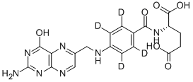 Structure of Folic Acid-D4
