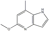 Structure of 5-Methoxy-7-methyl-1H-pyrrolo[3,2-b]pyridine