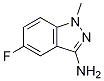 Structure of 5-fluoro-1-methylindazol-3-amine