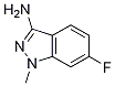 Structure of 6-fluoro-1-methyl-1H-indazol-3-amine
