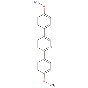 Structure of Pyridine, 2,5-bis(4-methoxyphenyl)-