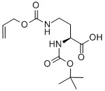 Structure of BOC-ALPHA,GAMMA-DIAMINOBUTYRIC ACID(ALOC)-OH